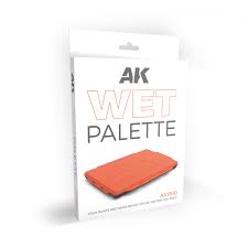 AKI Wet Palette Container w/Storage Tray, Sponges & Papers