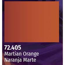 VALLEJO 18ml Bottle Martian Orange Xpress Color