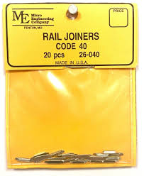 MICRO ENGINEERING Code 40 Rail Joiners