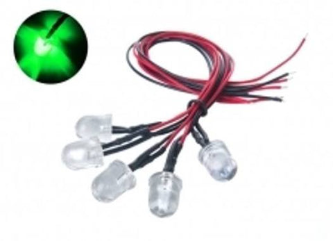 COMMONSENSE  5MM Green LED (5)
