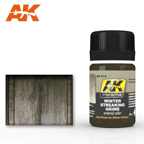 AKI Winter Streaking Grime Enamel Paint 35ml Bottle