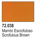 VALLEJO 18ml Bottle Scrofulous Brown Game Color