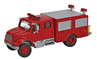 WALTHERS HO International(R) 4900 First Response Fire Truck - Assembled -- Red