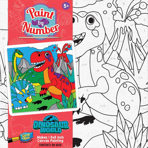 MASTER PIECES  Dinosaur World - Nature Paint by Number Kids