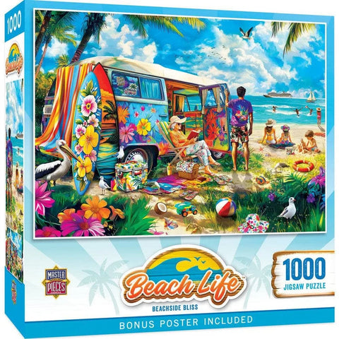 MASTER PIECES 1000-PIECE PUZZLE Beach Life - Beachside Bliss