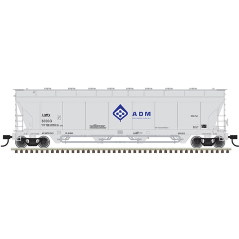 ATLAS N Covered Hopper, ACF Pressureaide, ADM #50031 (Molecule)