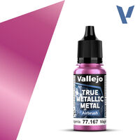 VALLEJO 18ml Bottle Crimson Magenta (Airbrush) True Metallic Metal