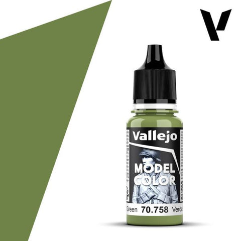 VALLEJO 18ml Bottle Bright Green Model Color