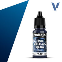 VALLEJO 	18ml Bottle Sapphire Blue (Shade) True Metallic Metal