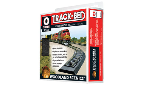 WOODLAND SCENICS Track Bed: O Foam Roadbed 24 ft