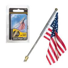 WOODLAND SCENICS Just Plug: US Flag - Wall Mount, Medium