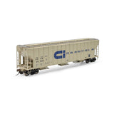 ATHEARN HO Covered Hopper, FMC 4700, 'Cook Industries' UTCX #44245