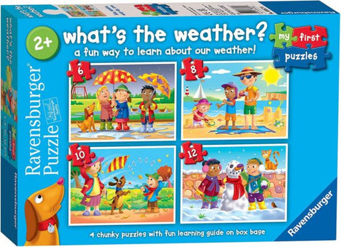 RAVENSBURGER 2, 3, 4 & 5 PIECE Whats The Weather