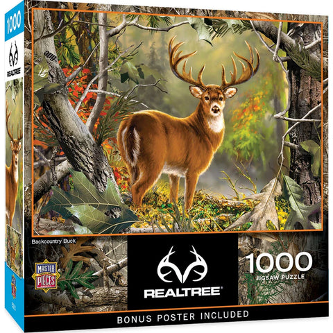 MASTER PIECES 1000-PIECE PUZZLE Realtree - Backcountry Buck
