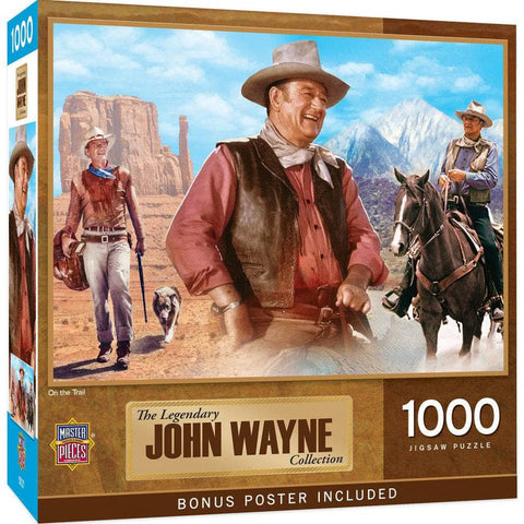 MASTER PIECES 1000-PIECE PUZZLE John Wayne Collection - On the Trail