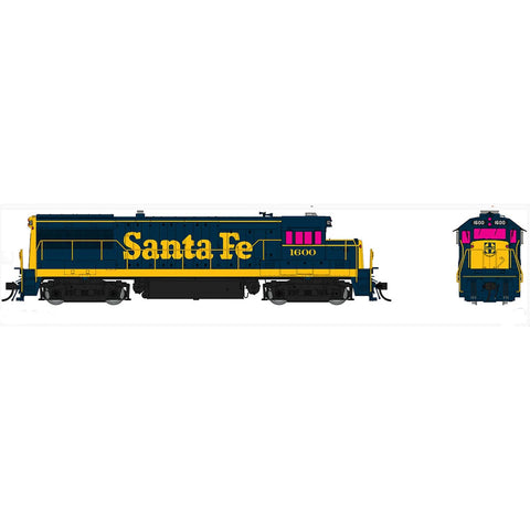 RAPIDO HO GE U25B Low Hood: Santa Fe - Pinstripe Scheme: #1610 w/DC/DCC/Sound