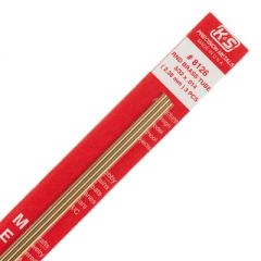 K&S 3/32"x12" Round Brass Tube .014 Wall (1)