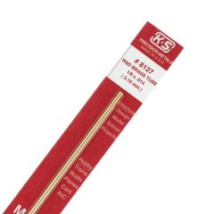K&S 1/8"x12" Round Brass Tube  .014 Wall (1)