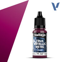 VALLEJO 18ml Bottle Crimson Magenta (Shade) True Metallic Metal