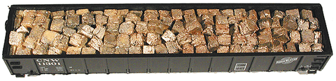 CHOOCH HO Cast Resin Freight Car Load -- Baled Random Scrap for Gondola (car sold separately)