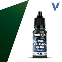 VALLEJO 	18ml Bottle Dusken Green (Shade) True Metallic Metal