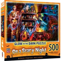 MASTER PIECES 500-PIECE PUZZLE Glow in the Dark - On a Scary Night