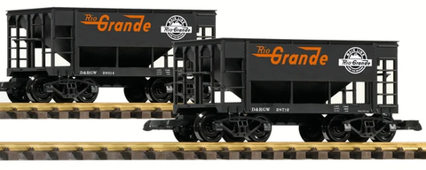 PIKO G Ore Car, D&RGW (2-Pack)