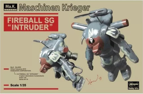 HASEGAWA 1/35 Maschinen Krieger Fireball SG Intruder Mercenary Troop Fighters (2)/Altair