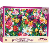 MASTER PIECES 3000-PIECE PUZZLE Signature Collection - Flowers in Bloom