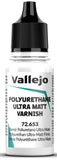 VALLEJO 18ml Bottle Polyurethane Ultra Matt Varnish Game