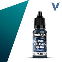 VALLEJO 	18ml Bottle Hydra Turquoise (Shade) True Metallic Metal