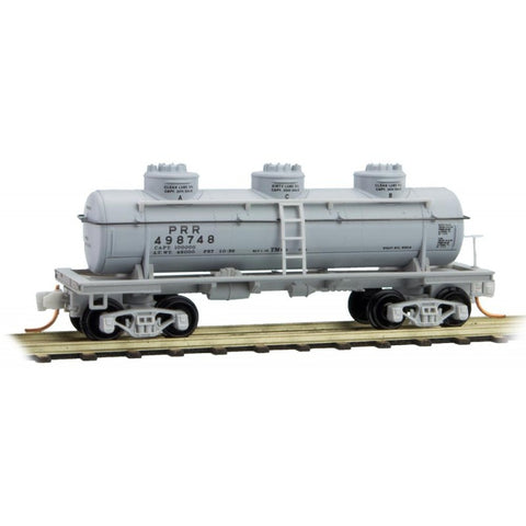 MICRO-TRAINS N Tank Car, 3-Dome, PRR #498748