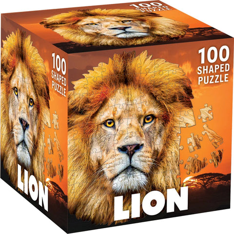MASTER PIECES 100-PIECE PUZZLE  Lion Shaped