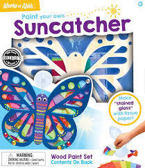 MASTER PIECES Suncatcher Wood Craft & Paint Kit