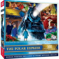 MASTER PIECES 500-PIECE PUZZLE The Polar Express - Ride Glitter