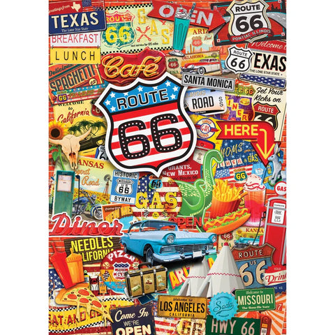MASTER PIECES 1000-PIECE PUZZLE Route 66