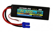 LECTRONPRO 7.4V 5200mAh 35C Lipo Battery with EC5