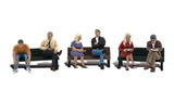 WOODLAND SCENICS HO Figures: People on Benches
