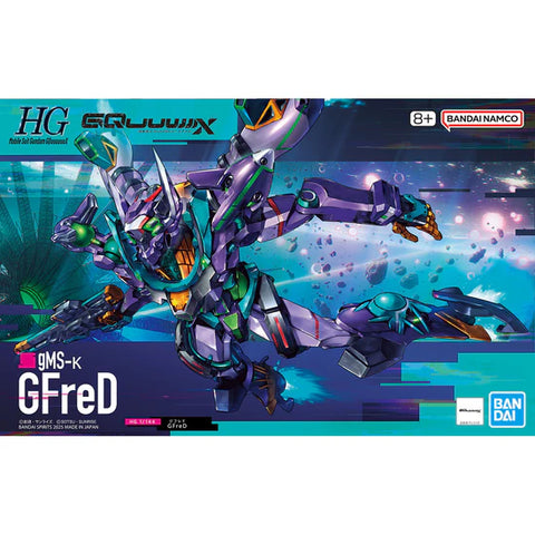 BANDAI 1/144 HGGQ #08 GFreD "Gundam GQuuuuuuX"