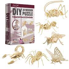 HANDS CRAFT  Wooden  Puzzle  Insects&Arachnids