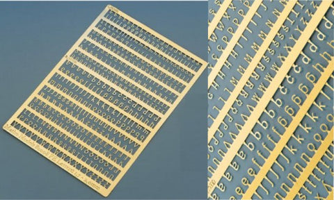 MATHO MODELS Multi-Scale 1.5, 2.0mmLetters Photo-Ecth