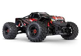 TRAXXAS MAXX WITH WIDEMAXX 4S RED