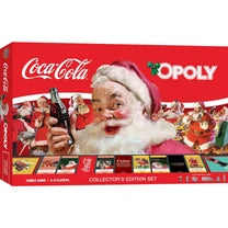 MASTER PIECES Coca-Cola - Holiday Opoly Board Game