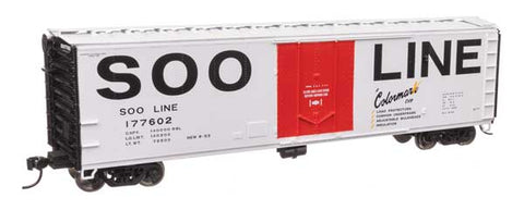 WALTHERS 50' PC&F Insulated Boxcar - Ready to Run -- Soo Line #177602