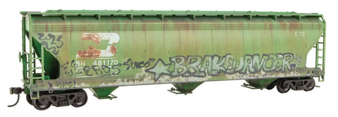 MICRO TRAINS HO BN EX ACF 3-Bay Covered Hopper