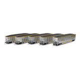 ATHEARN HO Hopper, Bethgon Coalporter w/Load, CSX #379770/379796/379832/37975/379897 (5 car set)