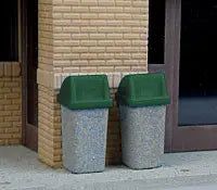 WALTHERS HO Modern Trash Cans pkg(24)