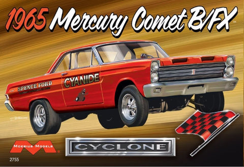 MOEBIUS 1/25 1965 Mercury Comet B/FX Cyclone Drag Race Car
