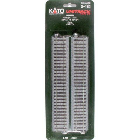 KATO HO UniTrack 8-15/16" Straight Track (2/pk)