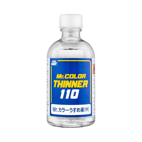 MR HOBBY 110ml Thinner Glass Bottle